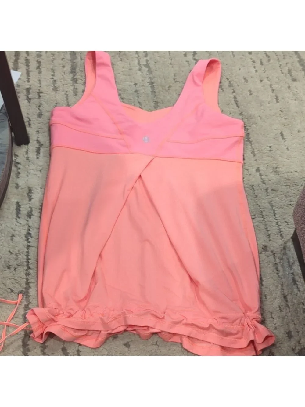 Lululemon Run: Tame Me Tank Pop Orange / flash